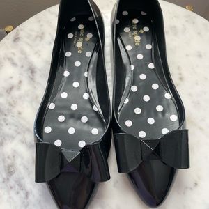 Kate Spade Pointy Toe Black Flats